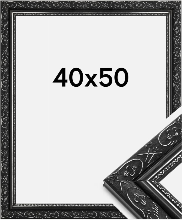 Ramme Barock Svart 40x50 Cm