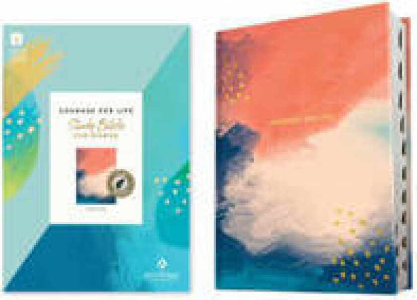 NLT Courage for Life Study Bible for Women (Hardcover, Indexed, Filament Enabled)
