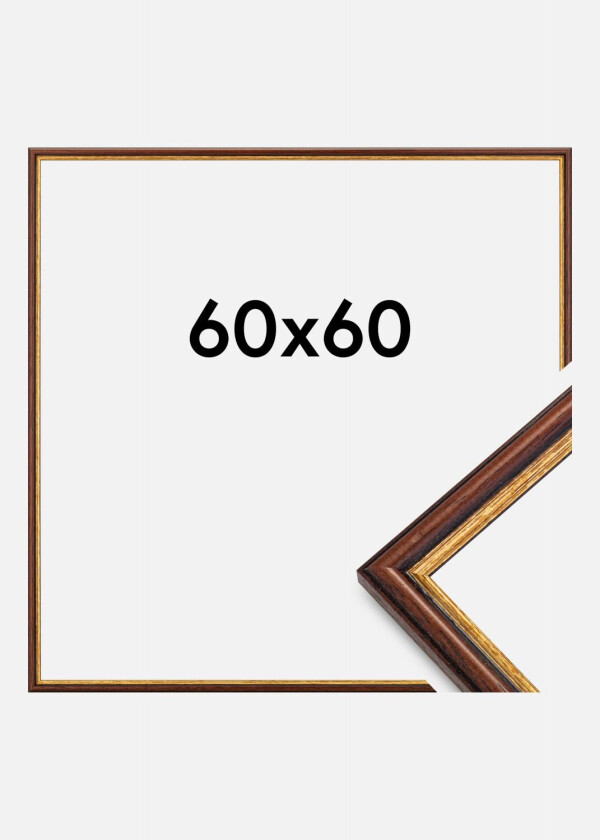 Ramme Horndal Akrylglass Brun 60x60 Cm