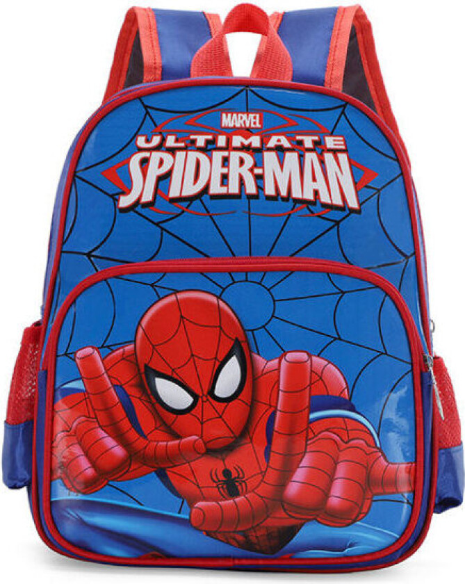 Marvel Barn Spider-Man Ryggsekk Reise Skoleveske Blå