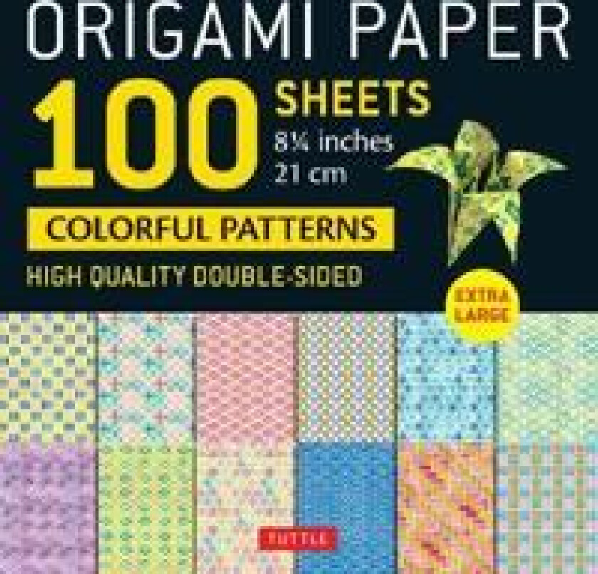 Origami Paper 100 sheets Colorful Patterns 8 1/4' (21 cm)