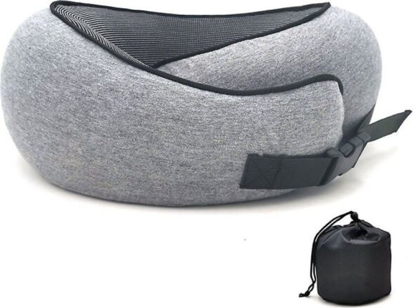 Reisepute Reisepute Ren Memory Foam Nakkepute, Pustende Trekk