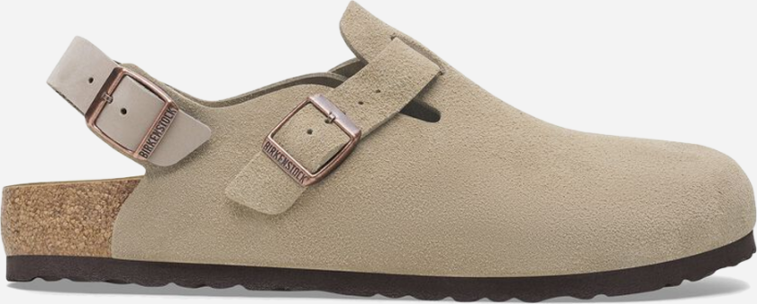 Tokio Suede Leather Narrow - Taupe