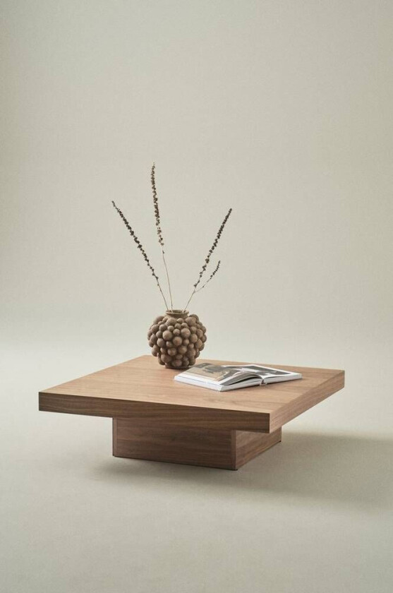 CHAPAS sofabord 90x90 cm Valnøtt