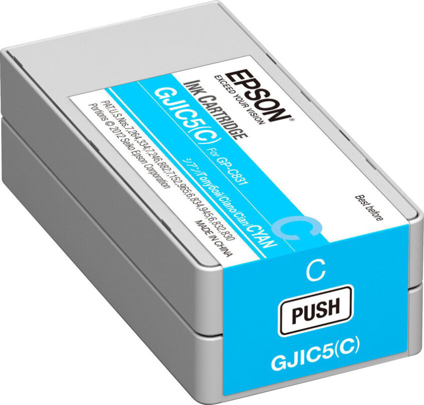 Gjic5(C) - Cyan - Original - Blekkpatron - For Gp-C831 Colorworks C831