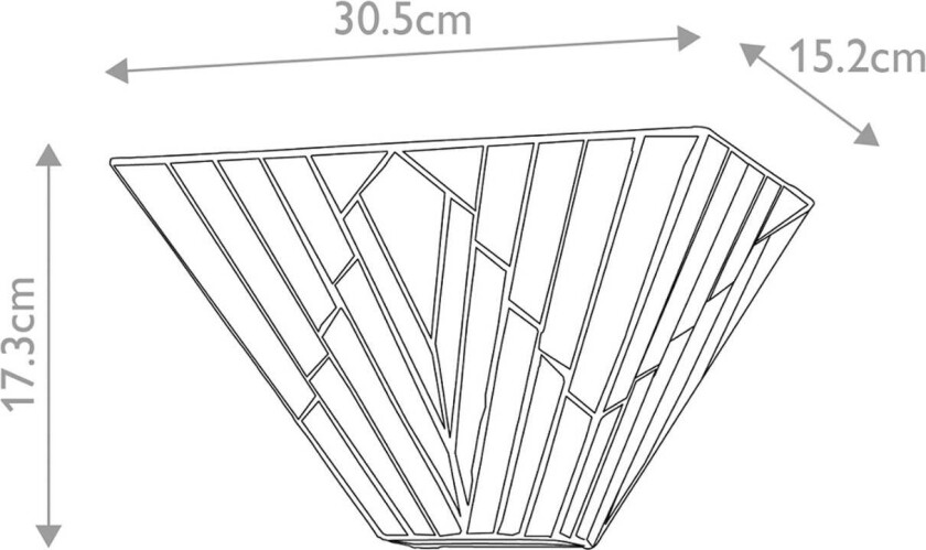 Alderley vegglampe, Tiffany-stil, vintage bronse