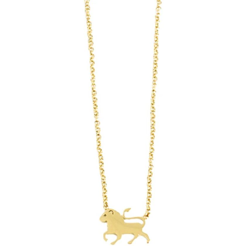 Zodiac Steel Gold Necklace, Halskjeder