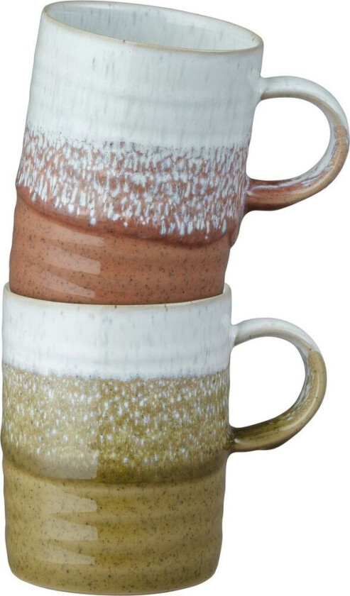 Kiln Accents kopp 40 cl 2 deler Ochre-rust