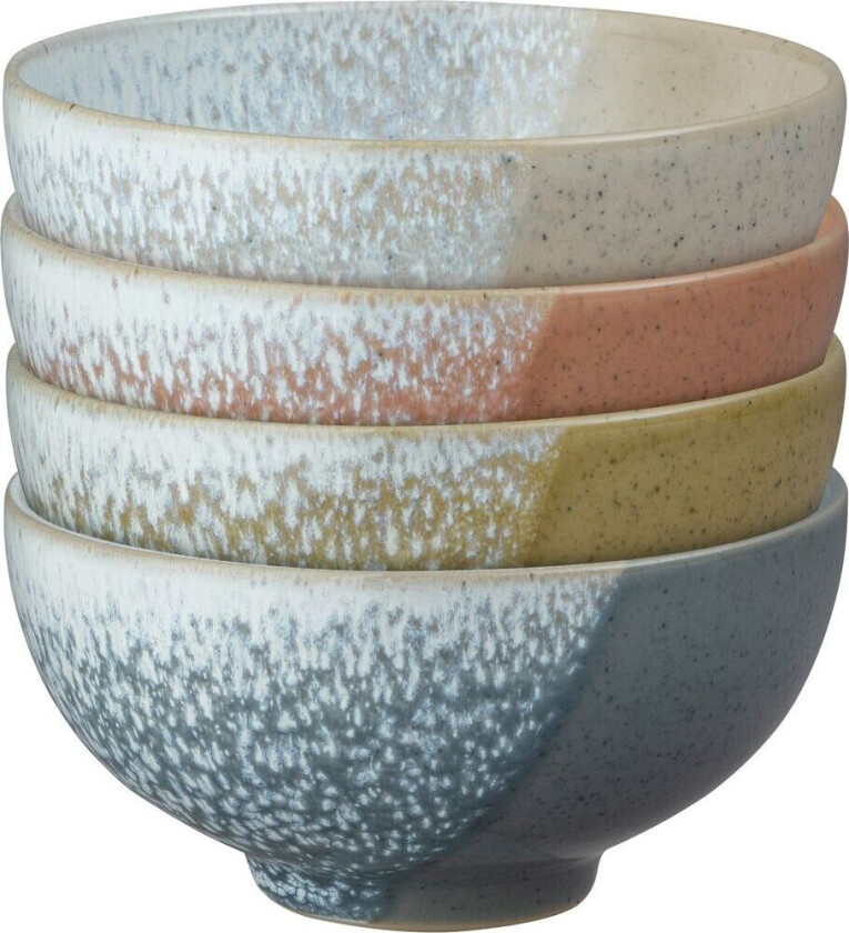 Kiln Accents skål Ø13 cm 4-pk Multi