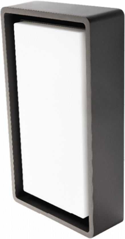 Frame vegg/taklampe 8W LED m/sensor - Grafitt