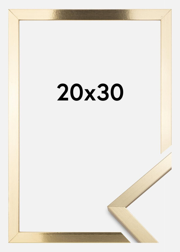 Ramme Trendy Akrylglass Gull 20x30 Cm