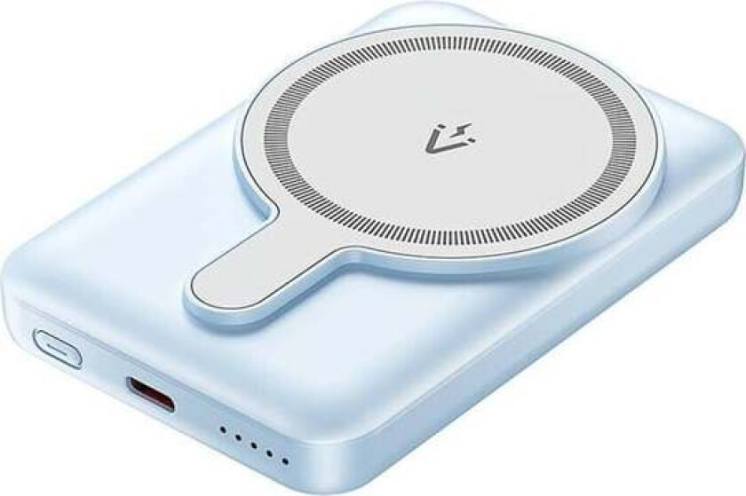 FHSL0 20W magnetic 5000mAh powerbank (blue) Nødlader - Blue - 5000 mAh