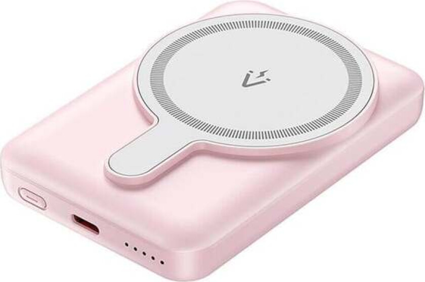 FHSP0 20W magnetic 5000mAh powerbank (pink) Nødlader - Rosa - 5000 mAh