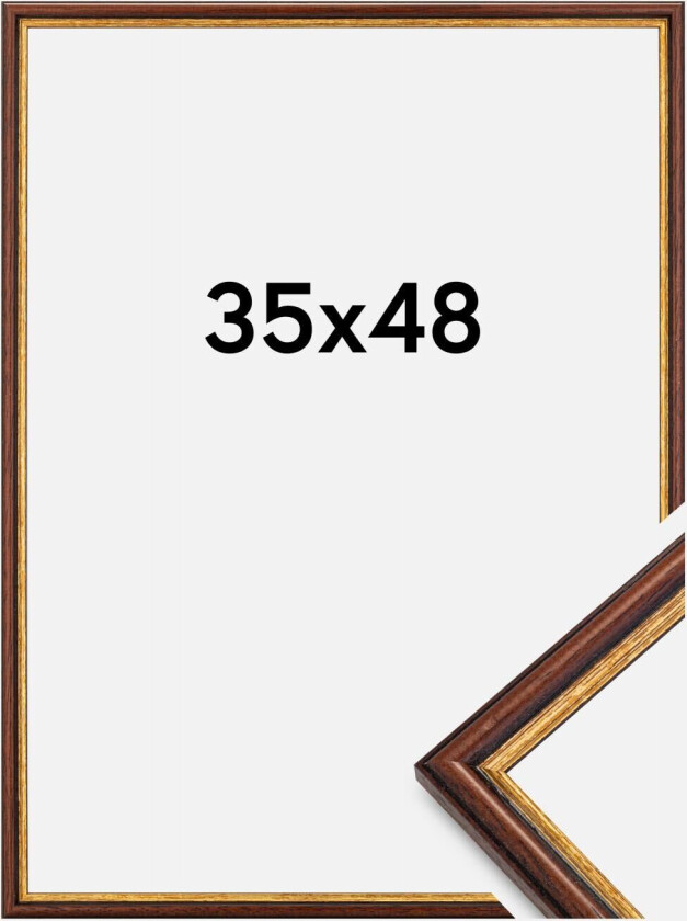 Ramme Horndal Akrylglass Brun 35x48 Cm