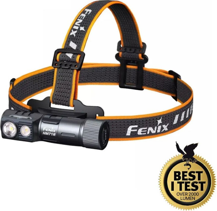 HM71R oppladbar hodelykt - 2700 lumen