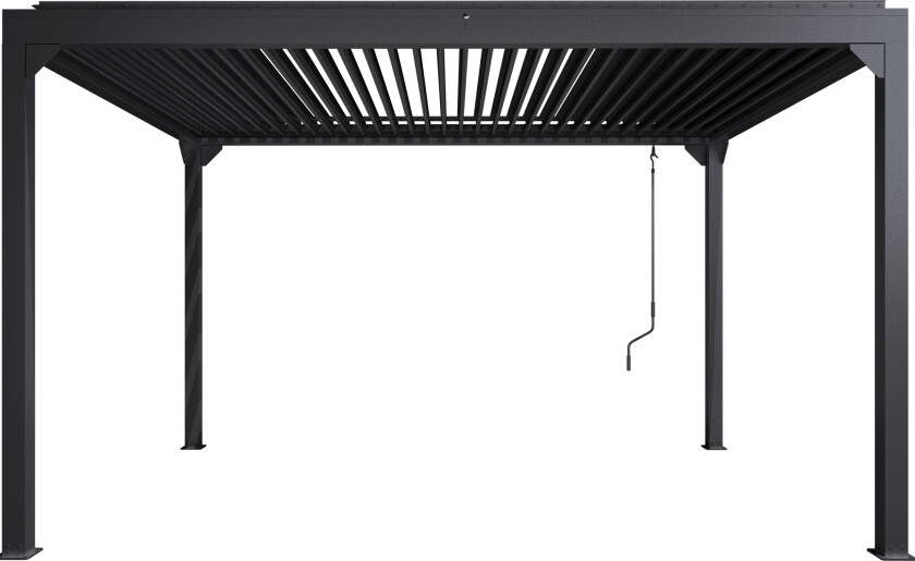 Pergola Premium Åpningsbare lameller - Grå