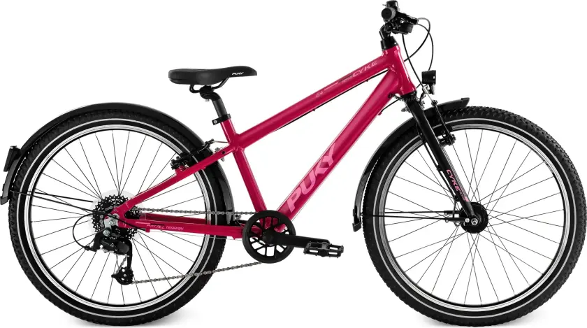24-8 Active alu. barnesykkel berry/black