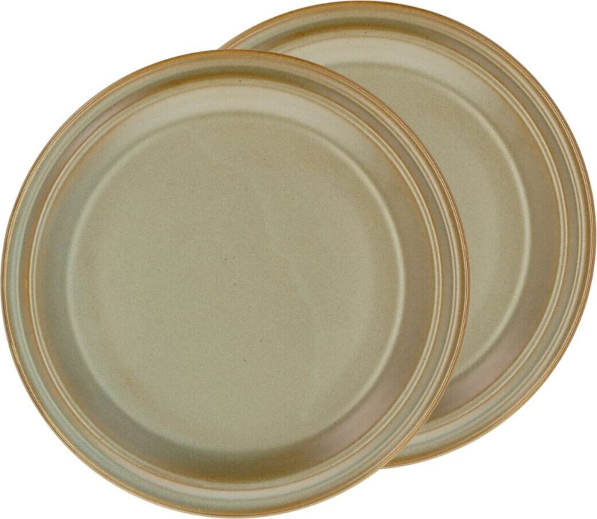 Evig tallerken Ø 26 cm 2-pakning Brun