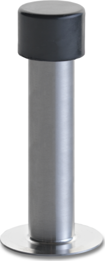 7601 Line18 dørstopper, ø22 x 85 mm, børstet rustfritt stål