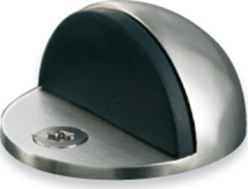 7607 Line18 Turtle dørstopper, ø45 x 25 mm, børstet rustfritt stål