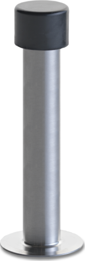 7601 Line18 dørstopper, ø22 x 100 mm, børstet rustfritt stål