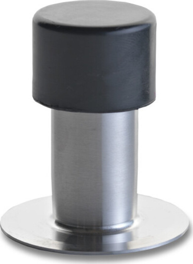 7600 Line18 dørstopper, ø22 x 50 mm, børstet rustfritt stål