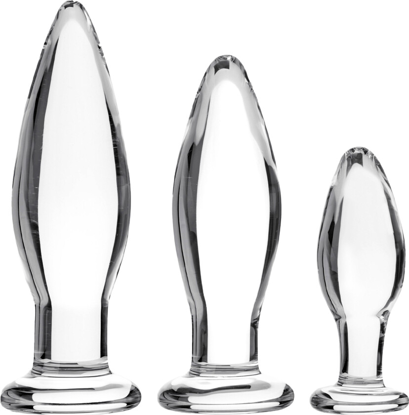 BumBum Glass Butt Plugg Sett