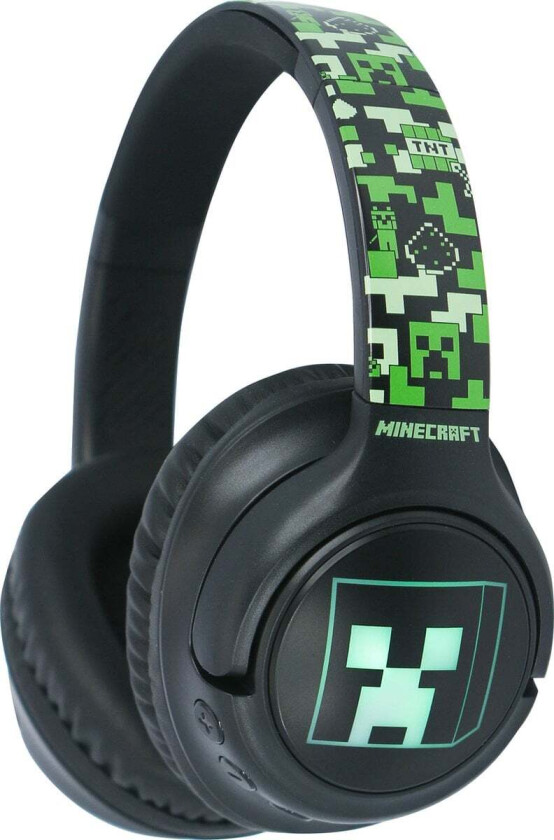 Minecraft Wireless headphones with LED Light