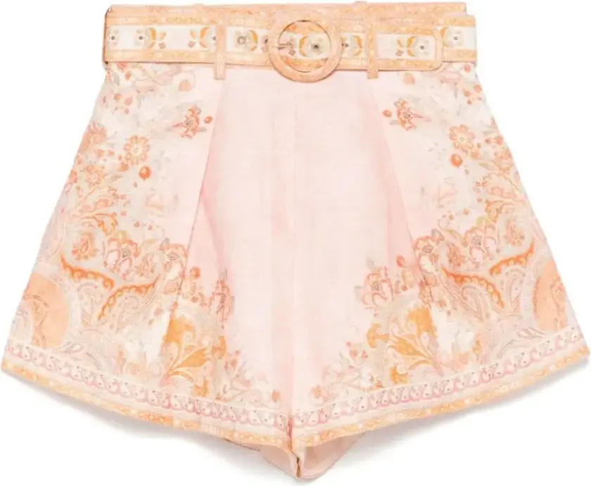 Dame, Shorts, Rosa, L