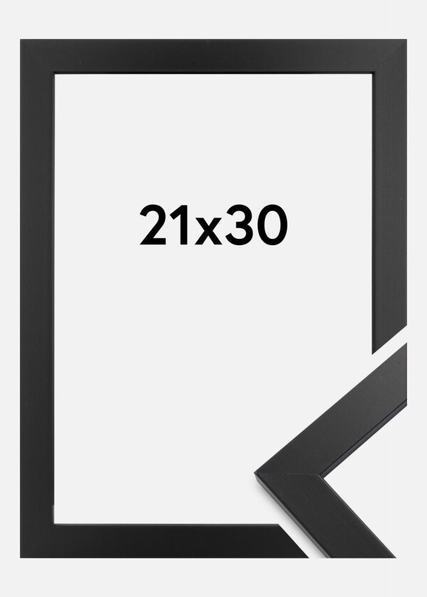 Ramme Black Wood Akrylglass 21x30 Cm