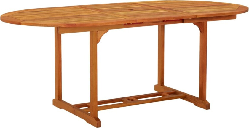 Bilde av Hagebord 200x100x75 cm heltre eukalyptus