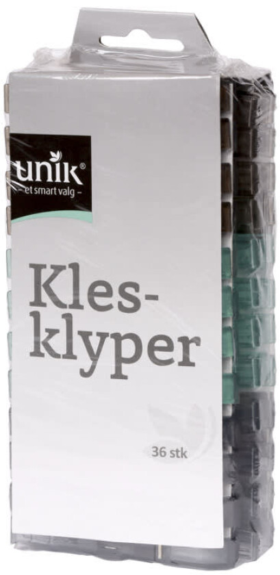 Klesklyper Plast 36stk