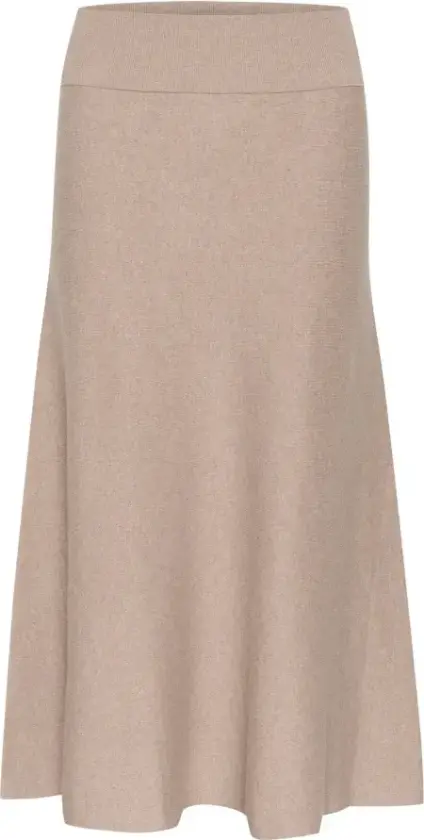 Dame, Skjørt, Beige, 3XL