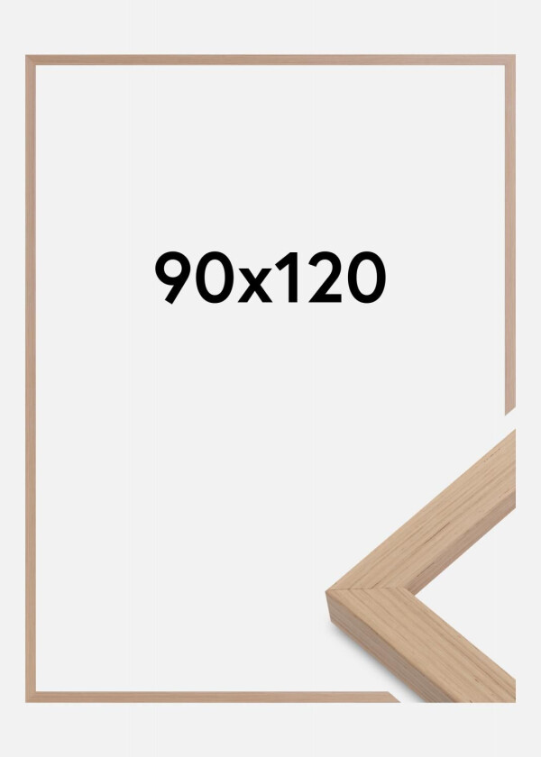 Ramme Blocky Akrylglass Eik 90x120 Cm