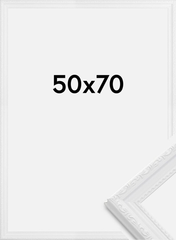 Ramme Abisko Akrylglass Hvit 50x70 Cm