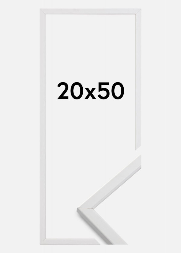 Ramme Galant Akrylglass Hvit 20x50 Cm