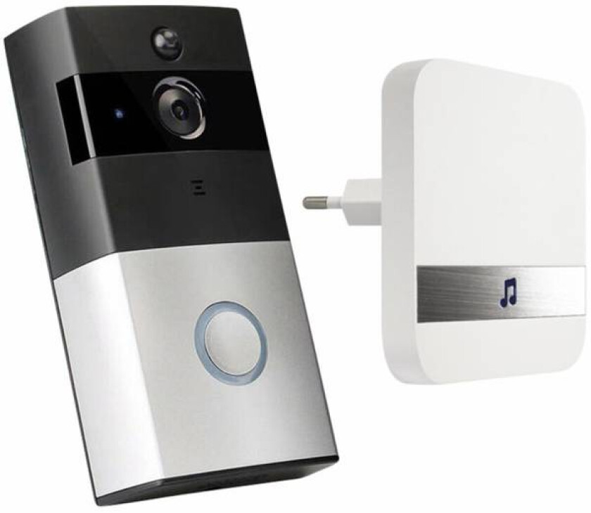 Videodørklokke med wifi og app