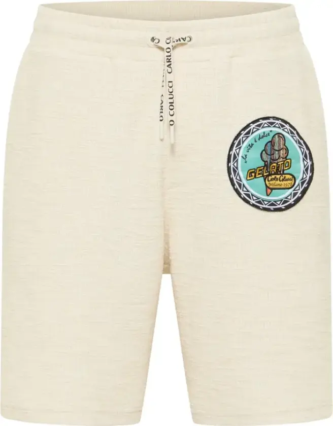 Carlo Colucci, Herre, Shorts, Beige, S