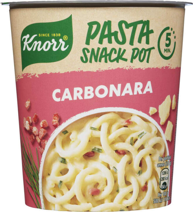 Snack Pot Pasta Carbonara 63g