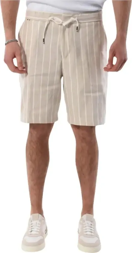 Herre, Shorts, Beige, M