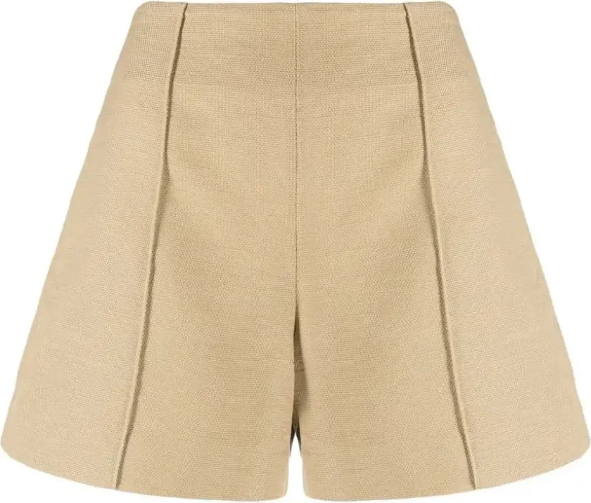 Dame, Shorts, Brun, L