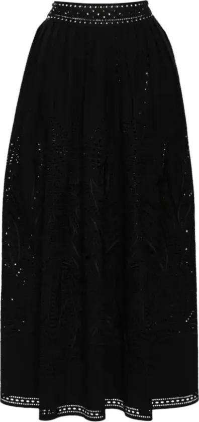 Alberta Ferretti, Dame, Skjørt, Svart, S