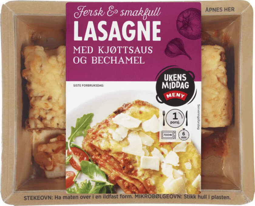 Lasagne m/Parmesan 360g