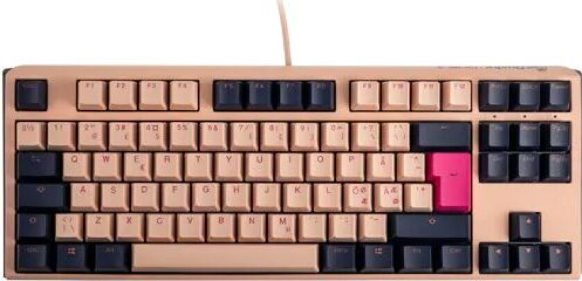 One 3 Fuji Tkl Cherry Brown Kablet Nordisk Tastatur