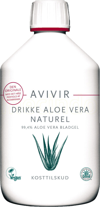 Avivir Aloe Vera Drikke Natural - 500 ml