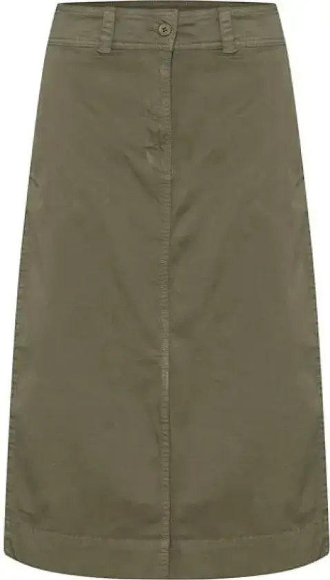 Dame, Skjørt, Grønn, 3XL