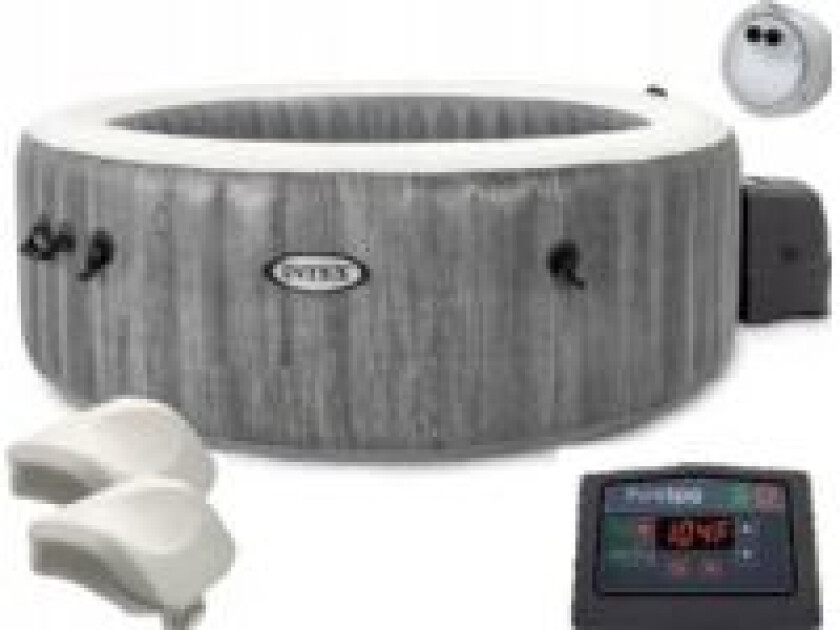PureSpa Boblebad Greywood DELUXE 216 cm