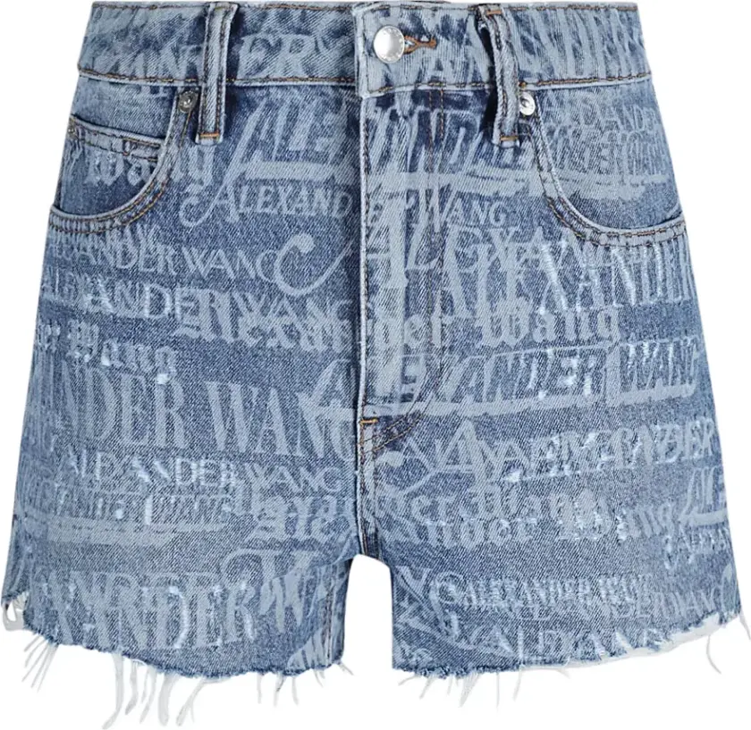 Alexander Wang, Dame, Shorts, Blå, W26