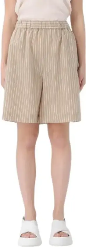 Dame, Shorts, Brun, S