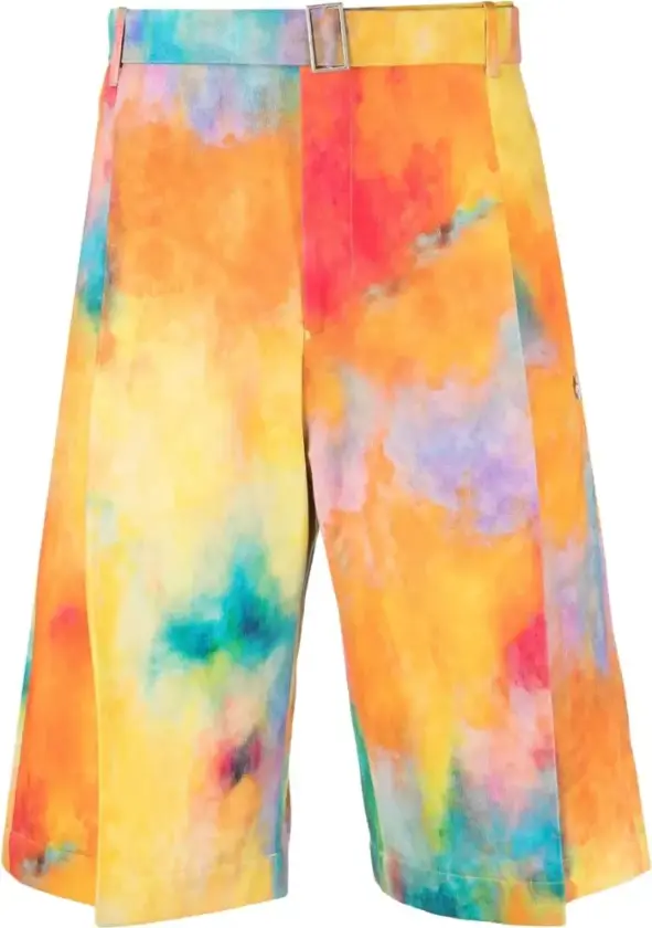 Herre, Shorts, Oransje, S